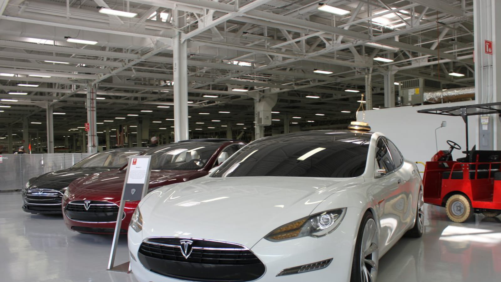 Les premières maquettes de la Model S