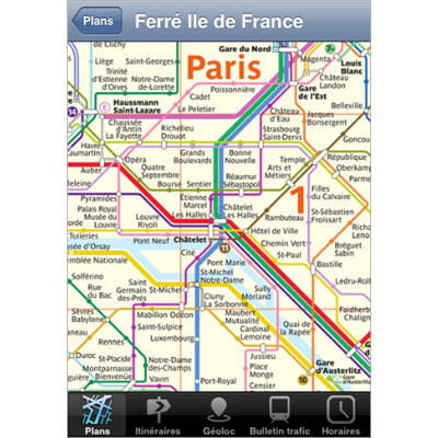 les plans de métro, rer, bus et autres regroupés dans une seule et même