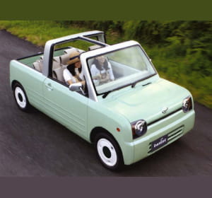 daihatsu a développé la basket pour répondre à la hausse du 'loisir rural' au