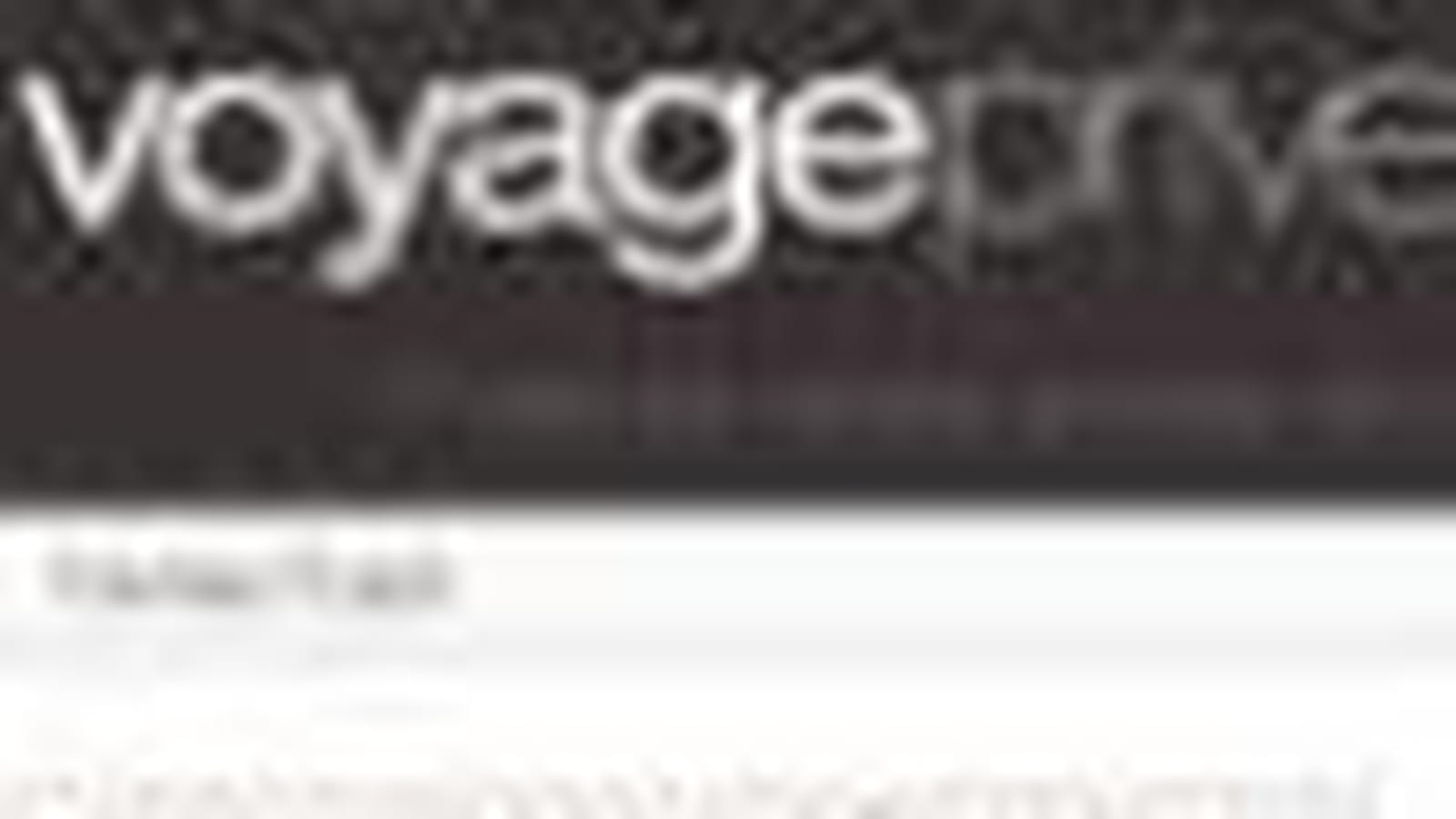 Voyage Privé