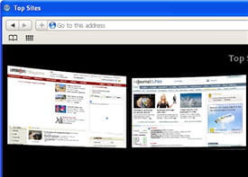 l'accès direct à ses sites favoris
