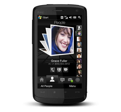 la gestion des contacts sur le htc touch hd
