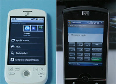 l'excellent android market et la sobriété de l'ipaq