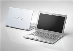un ordinateur portable de la série vaio.