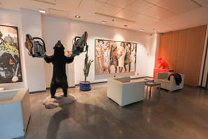 Collection d'art, studio d'enregistrement, menu de chef &eacute;toil&eacute;... Visitez les bureaux de Veepee