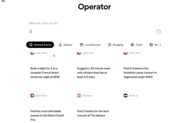 OpenAI dégaine Operator, son agent IA qui prend le contrôle sur le web