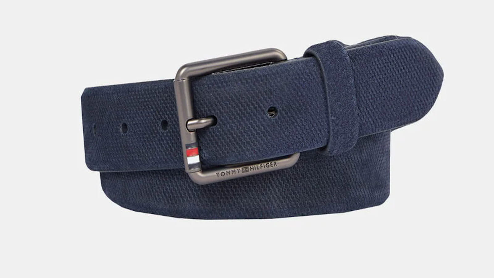 Ceinture homme en cuir suédé