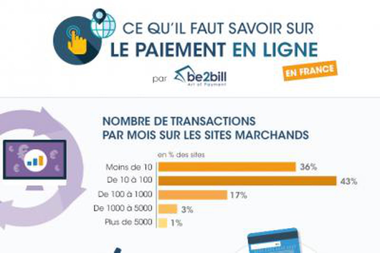 Infographie : Ce qu'il faut savoir sur le paiement en ligne en France