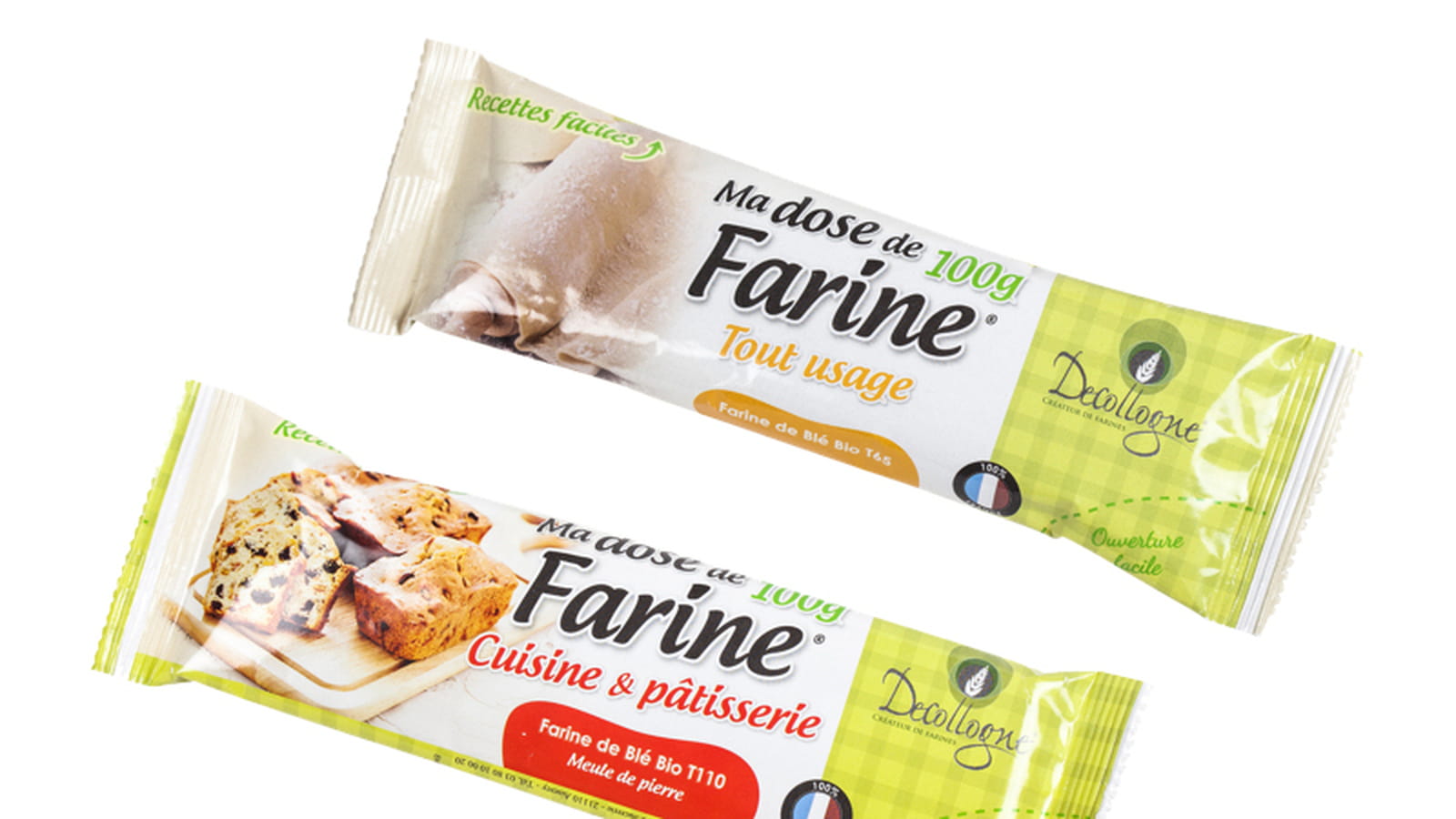Dosettes de farine