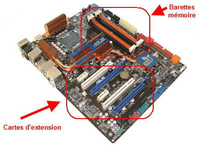 exemple de carte mère, la p5q3 deluxe