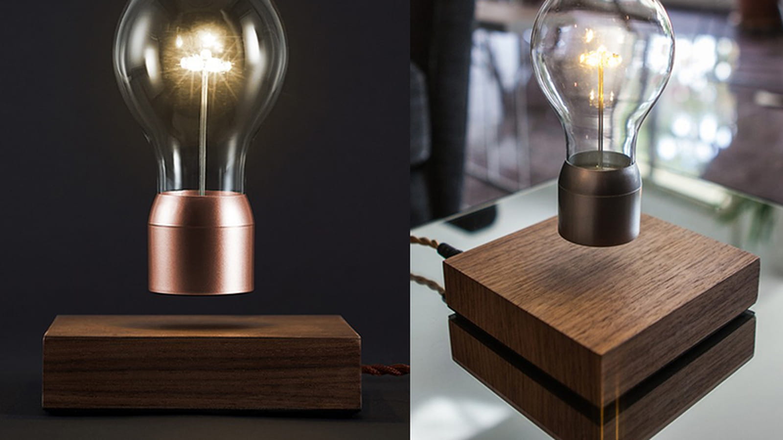 Lampe en lévitation