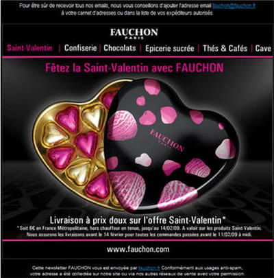 la campagne fauchon saint-valentin 