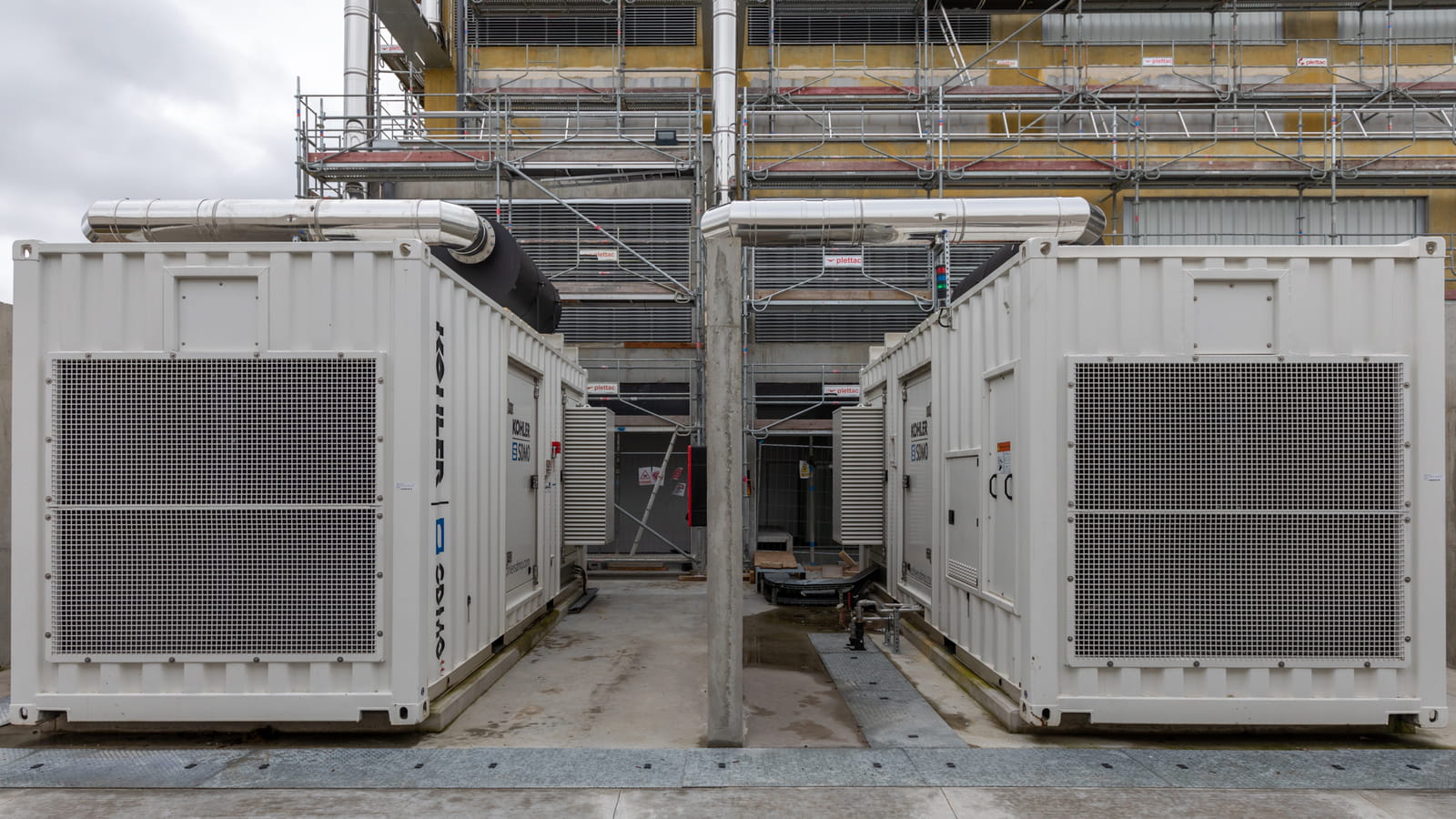 Deux groupes électrogènes