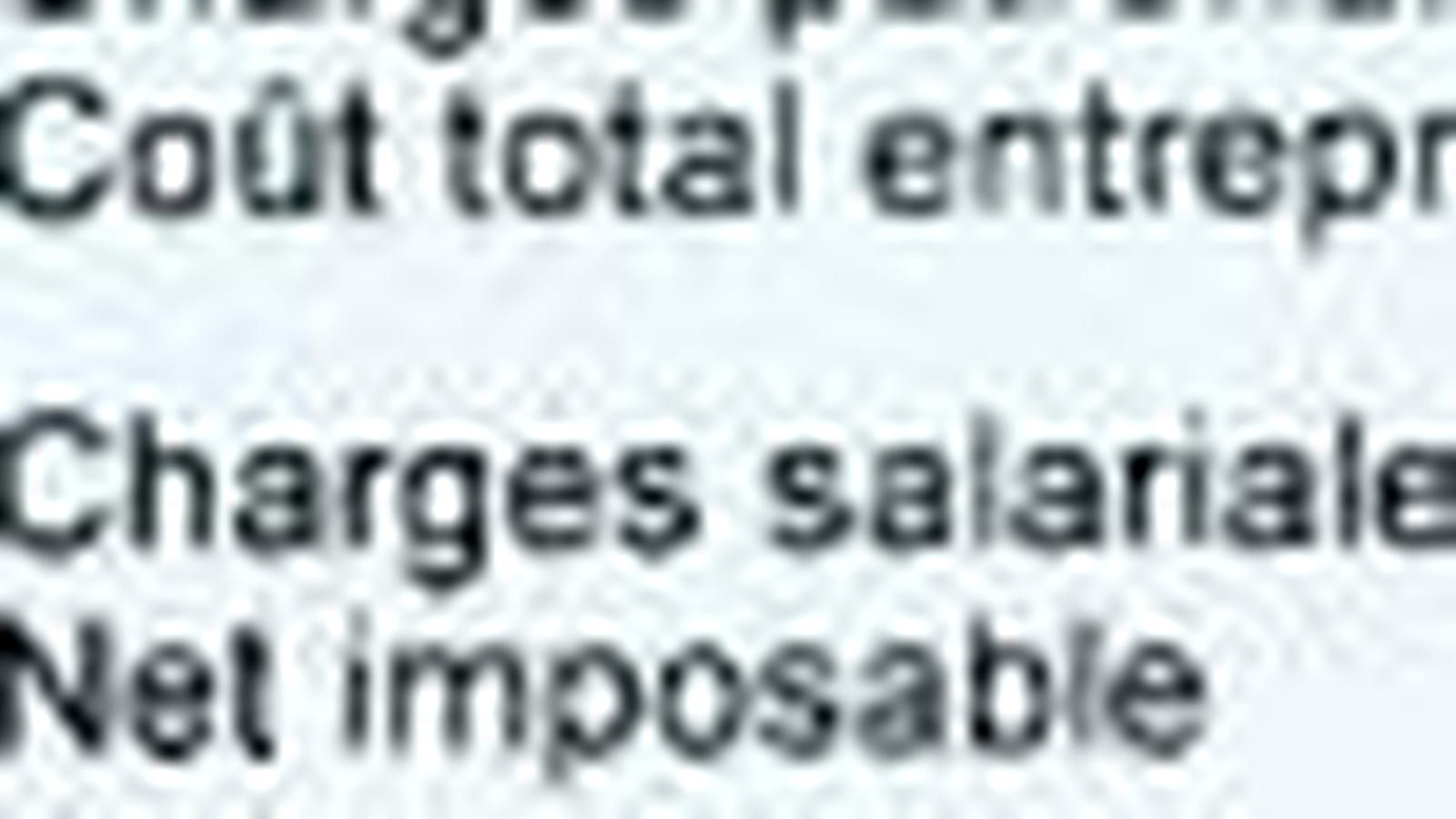 Salaire imposable