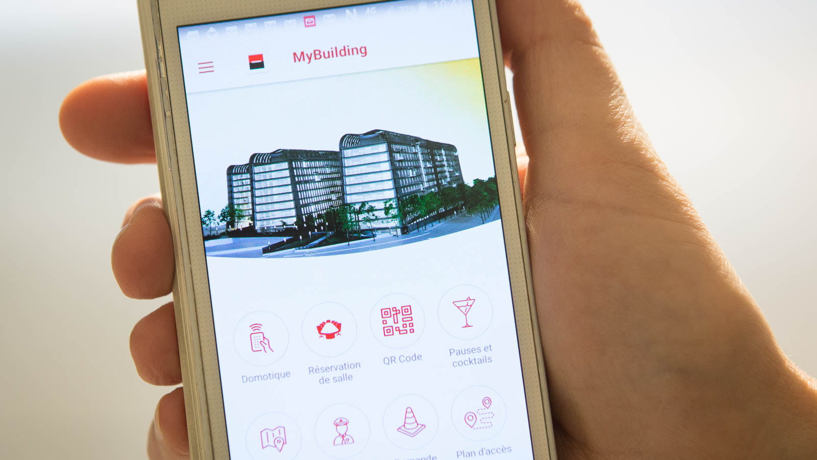 "My building", l'application dédiée