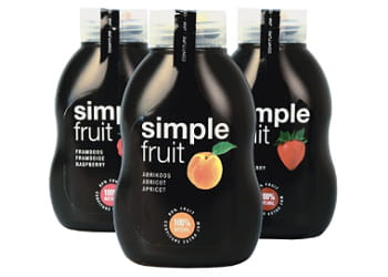 confiture en gourde simple fruit.