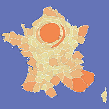 les touristes présents en octobre.