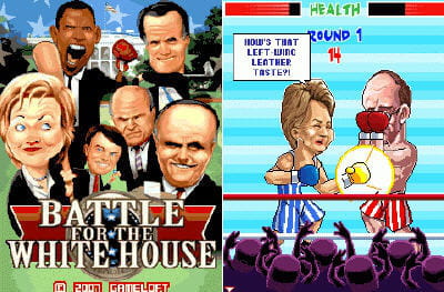 la bataille pour la maison blanche, un jeu sur mobile