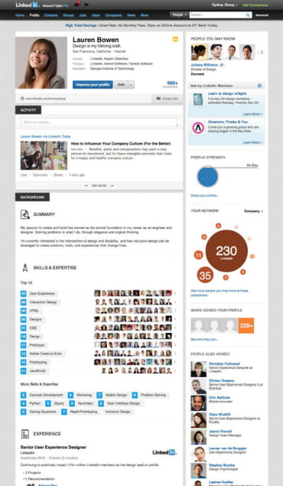 nouveau linkedin