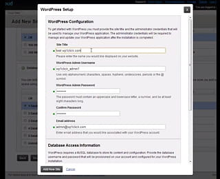 comme azure, rackspace propose un configurateur wordpress.