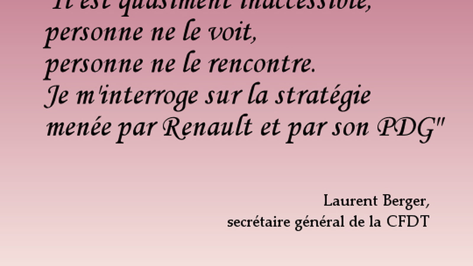 Laurent Berger