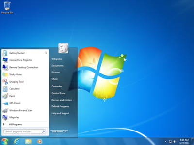 capture de windows 7.