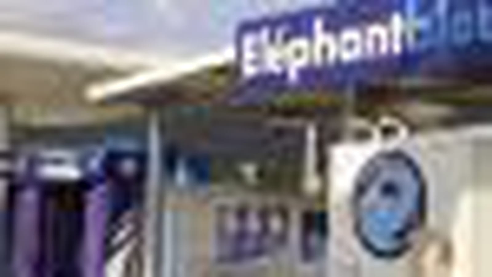 Eléphant bleu