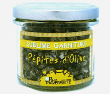 les pépites d'olives se parsèment dans une salade ou sur un fromage.