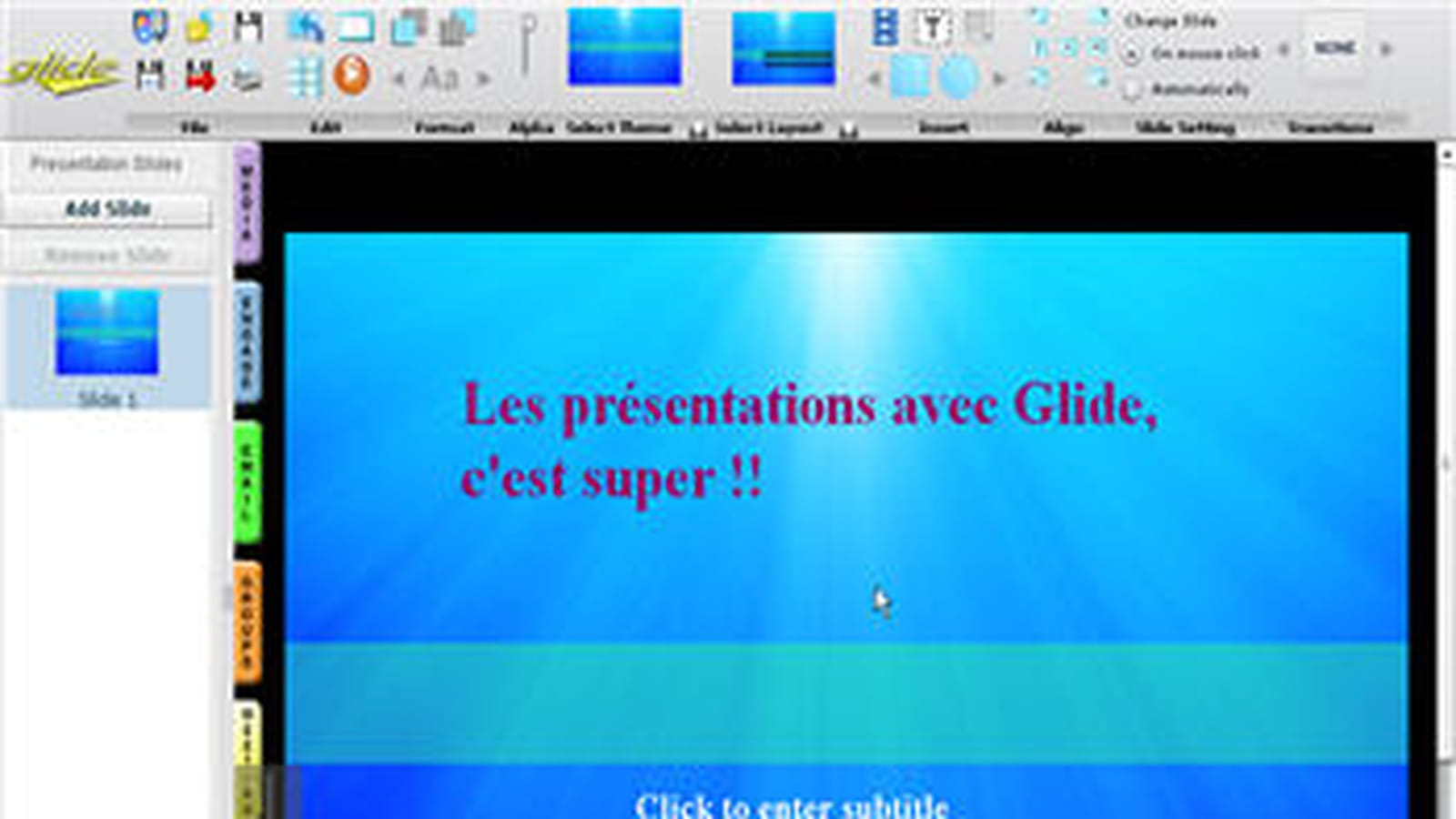Glide OS : un bureau virtuel
