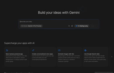 Comment créer une web app de recherche immo en quelques secondes avec Google AI Studio