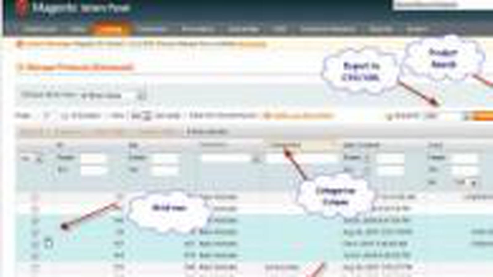 Enhanced Admin Product Grid