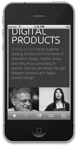 zone de visualisation à environ 300 pixels