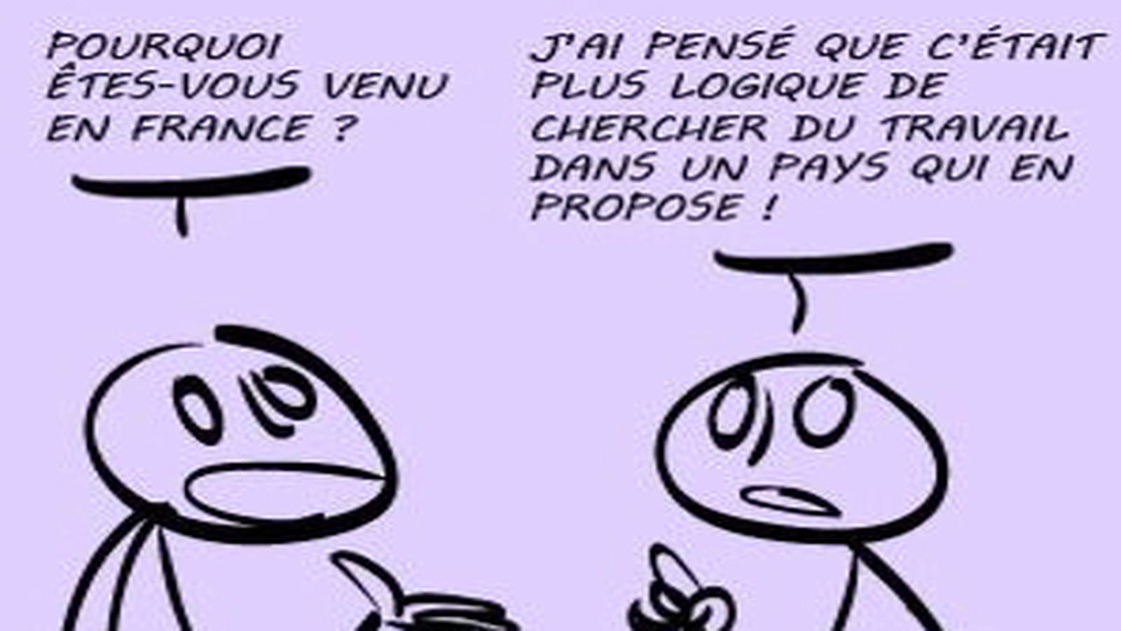 Les raisons d'une venue en France