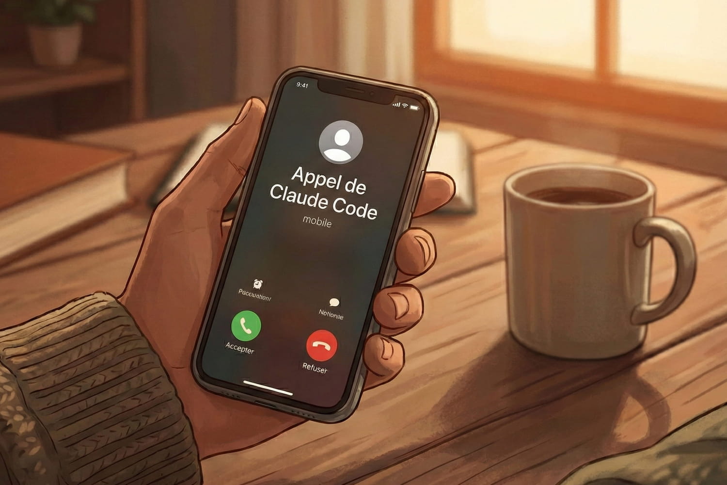 "Je travaille avec une IA, elle m'appelle au téléphone quand elle a un souci"