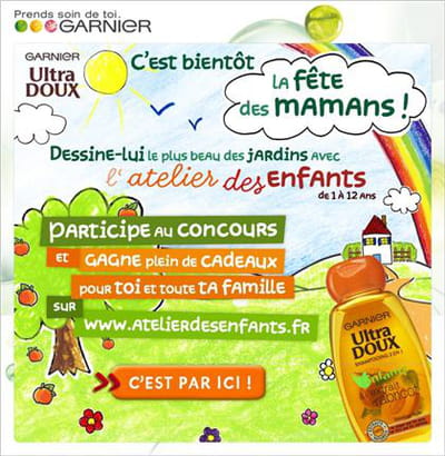 campagne garnier 'l'atelier des enfants' 