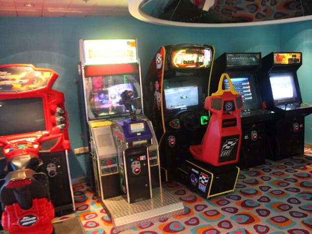 Un espace de jeux vidéo...