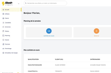 Slash Intérim lève 4 millions d'euros pour sa plateforme dédiée aux recruteurs indépendants