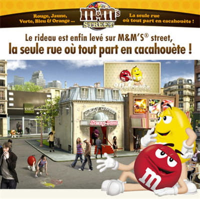 la campagne m&m's