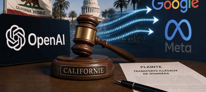 OpenAI accus&eacute; en Californie de transferts ill&eacute;gaux de donn&eacute;es aux Gafam&nbsp;: est-ce possible en France&nbsp;?
