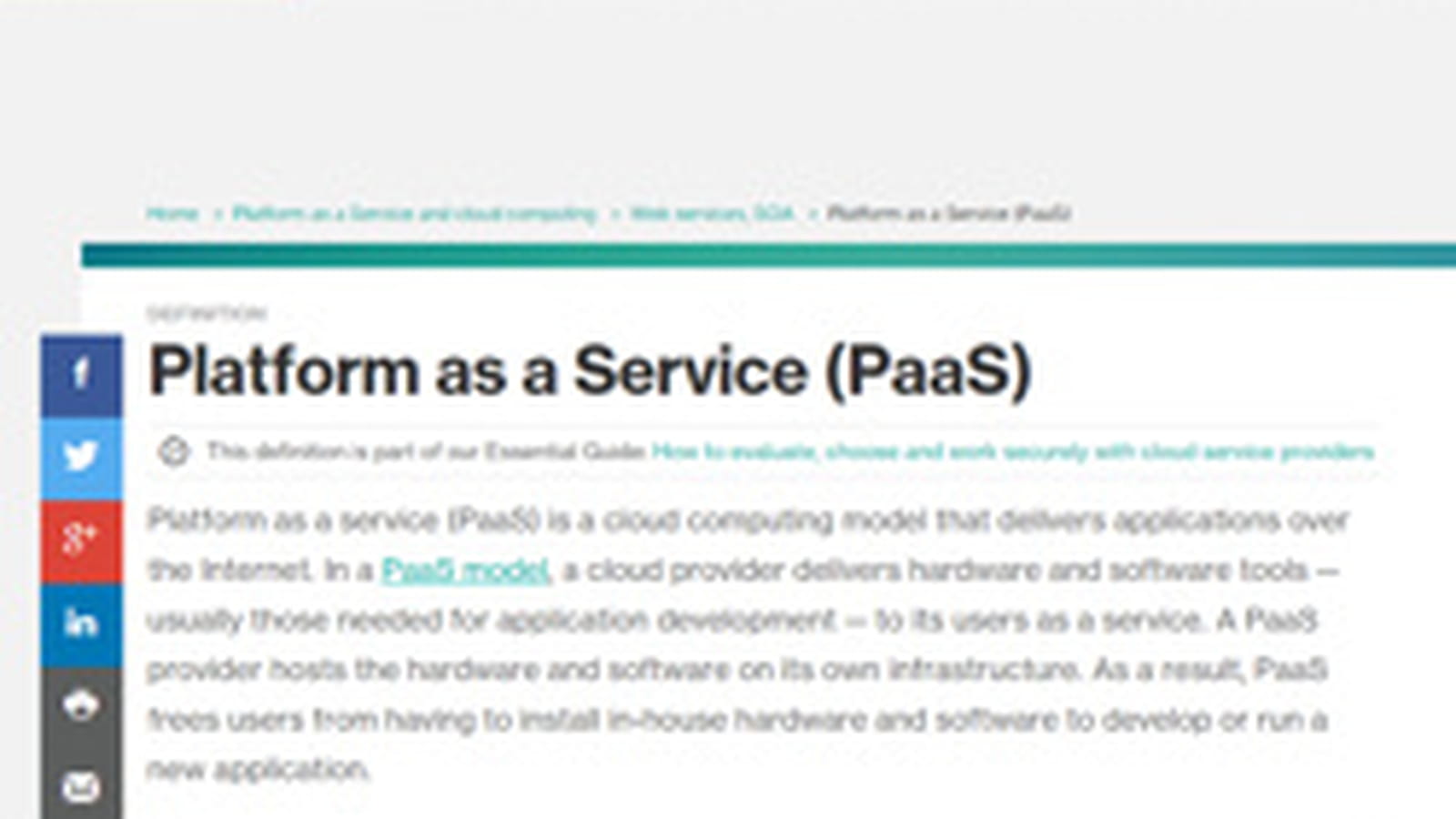 PaaS