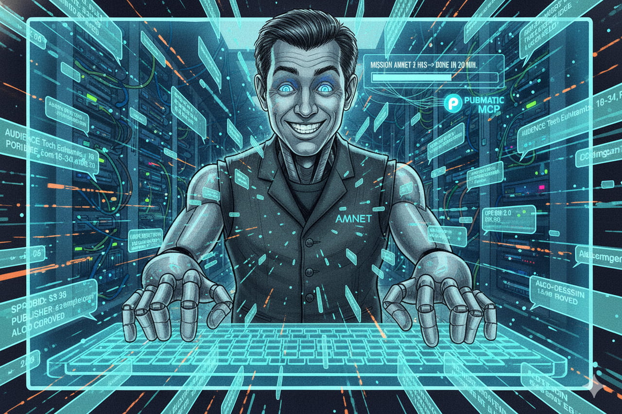 Achat programmatique par IA : Amnet plie en 20 minutes une mission de deux heures via le MCP de PubMatic
