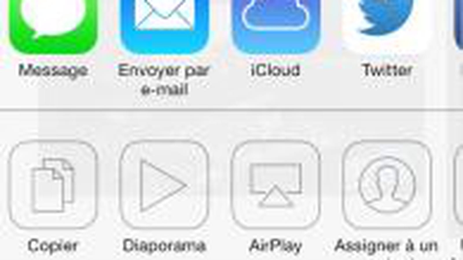 Partage des photos