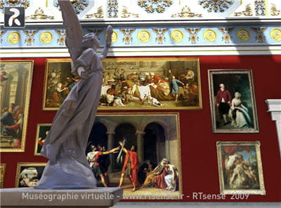 une visite de musée en 3d d'une qualité époustouflante