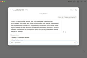 Notion dÃ©voile son assistant conversationnel, Notion Q&A