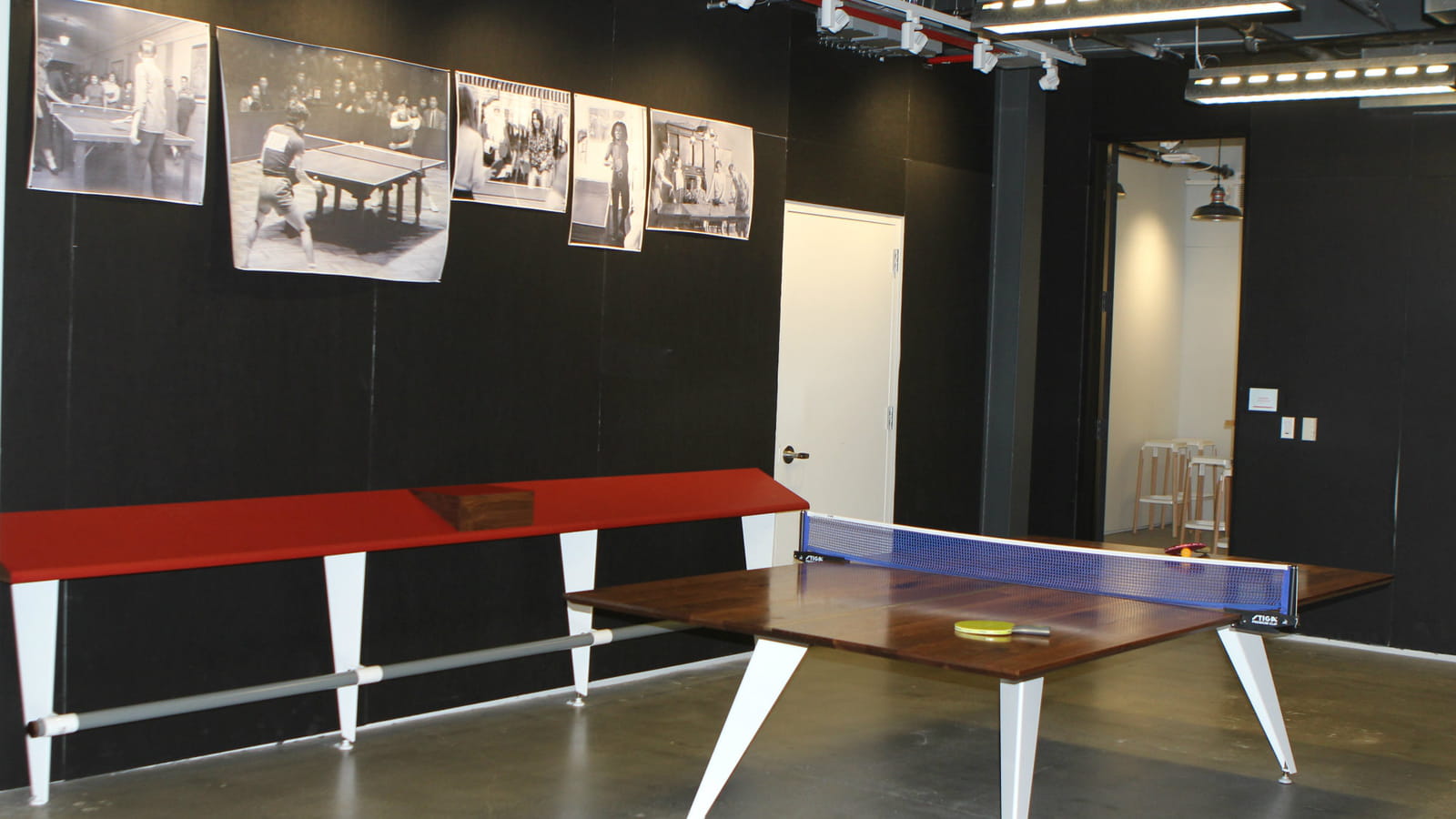 La salle de ping pong