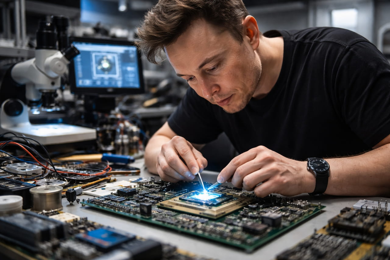 Produire ses propres puces à Austin : un pari fou mais une suite logique pour Elon Musk