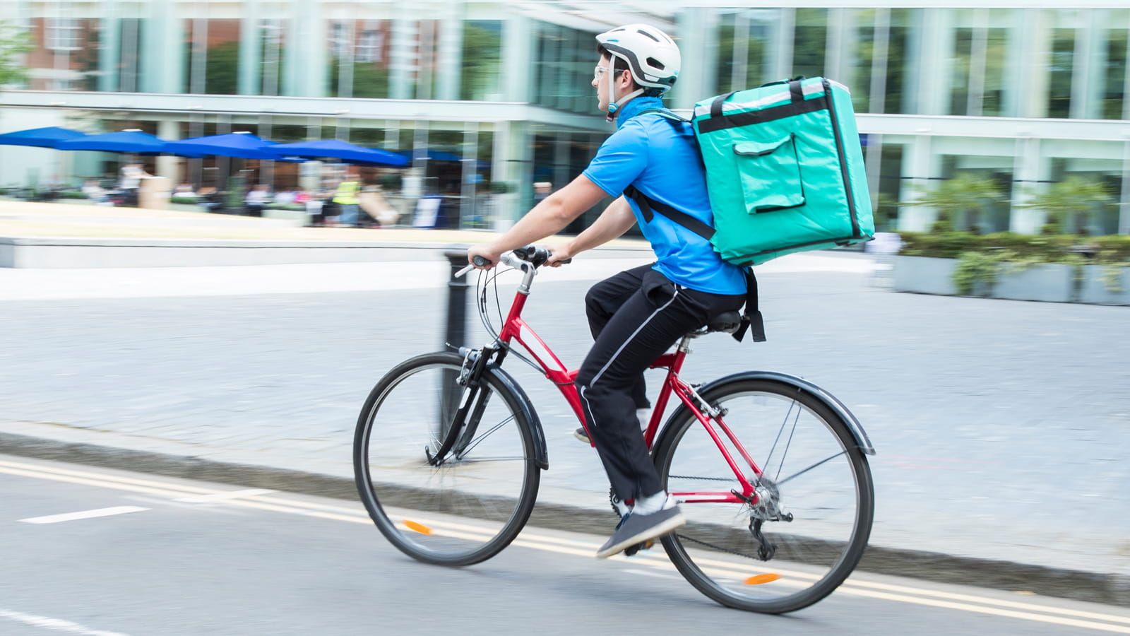 Livreur à vélo