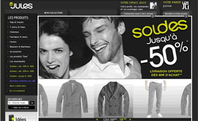 page d'accueil du site jules.fr