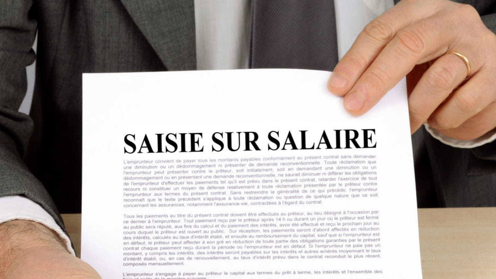 Saisies sur salaire