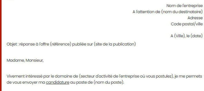 Lettre de motivation&nbsp;: conseils et un exemple gratuit